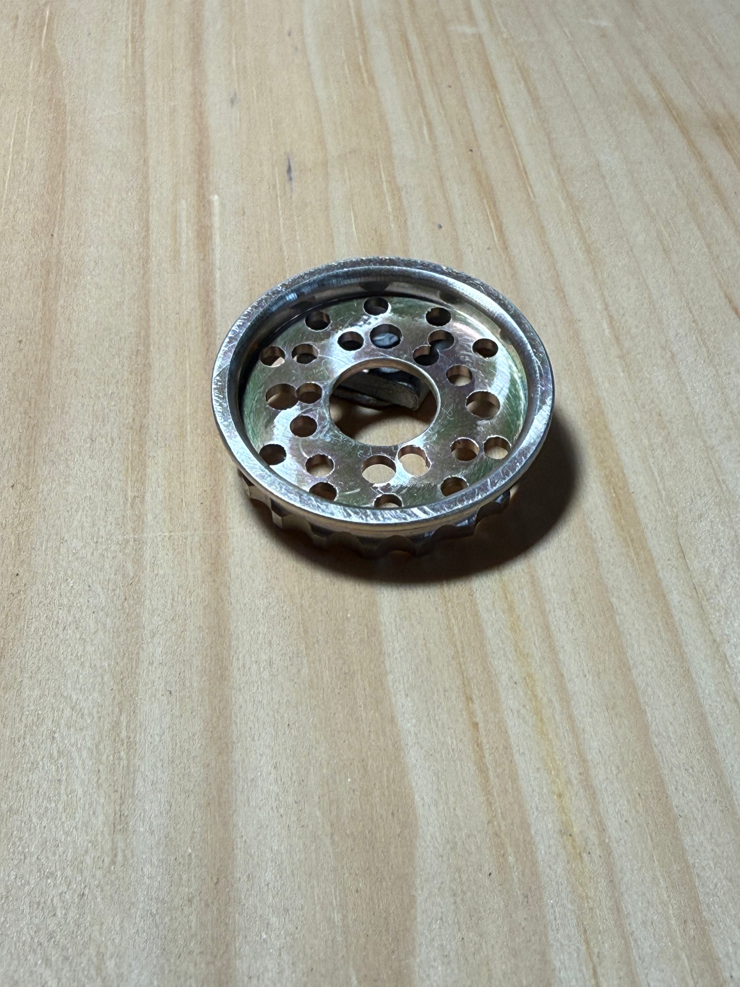 Pnc 32 mm universal gold anodized aluminum motor mount