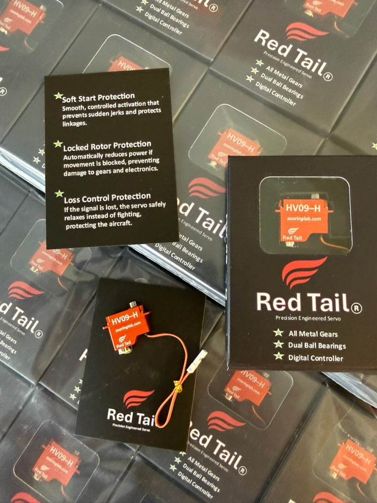 Red Tail. HV09-V Servo