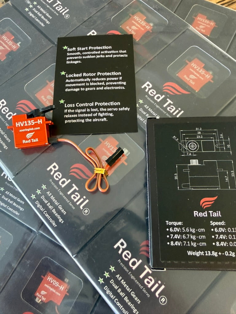 Red Tail. HV135-H Servo