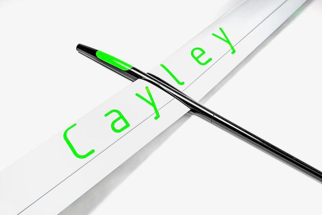 Cayley F5J - White & Green Swirl