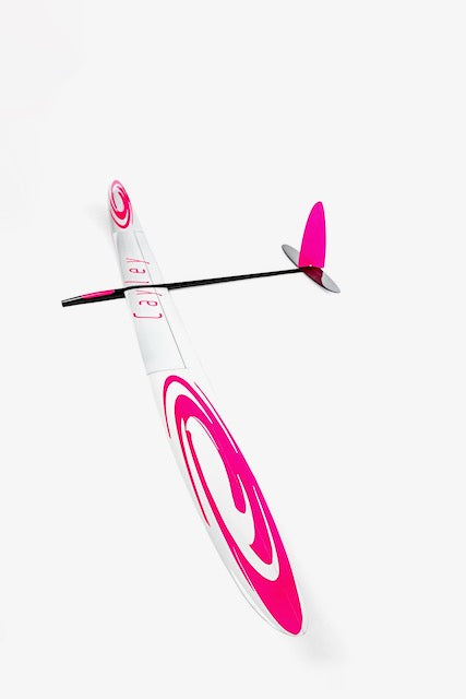 Cayley F5J - White  & Pink Swirl