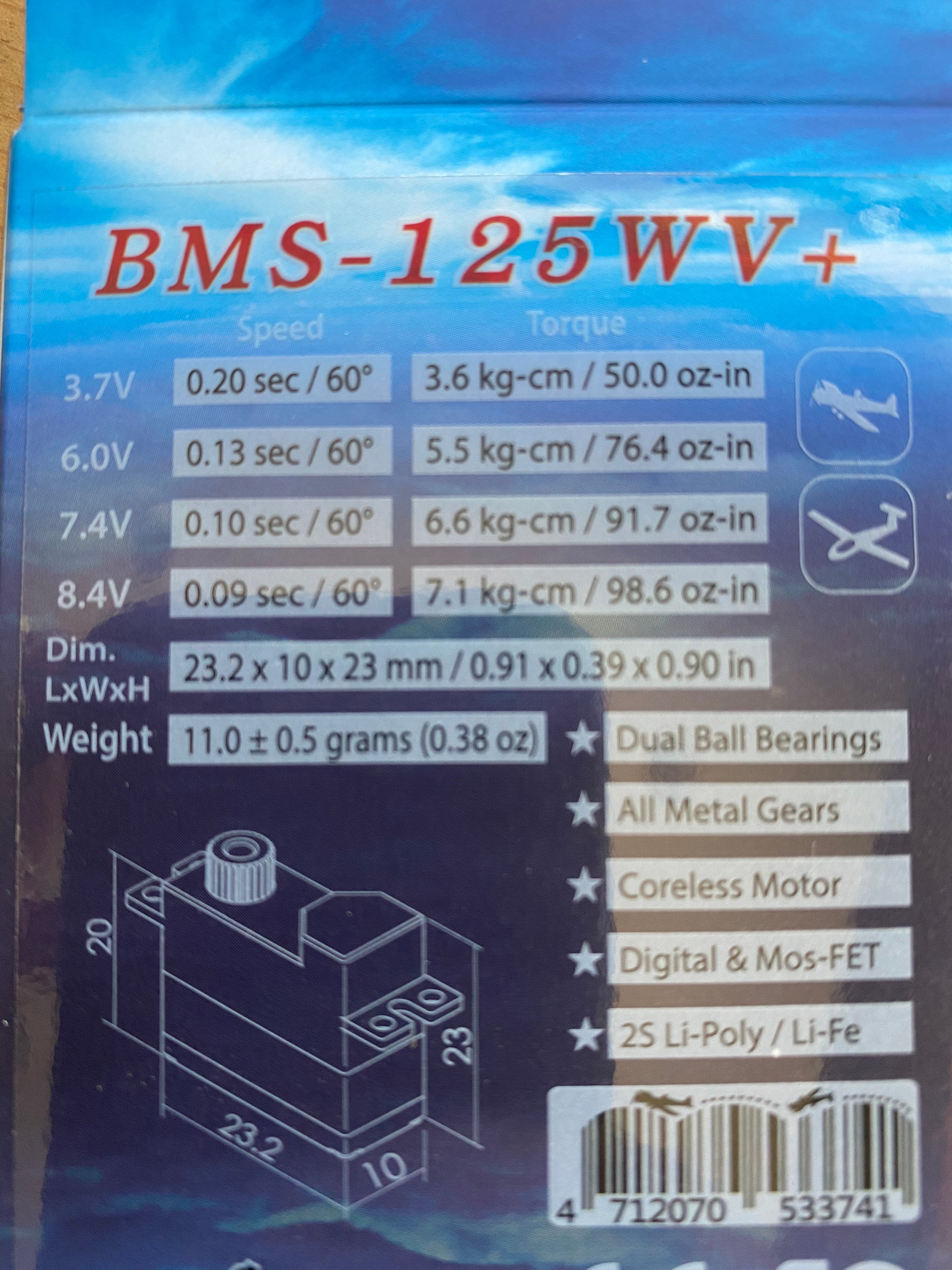Blue Bird BMS-125WV Plus +